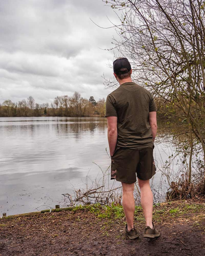 Fox Khaki/Camo LW Swim Shorts