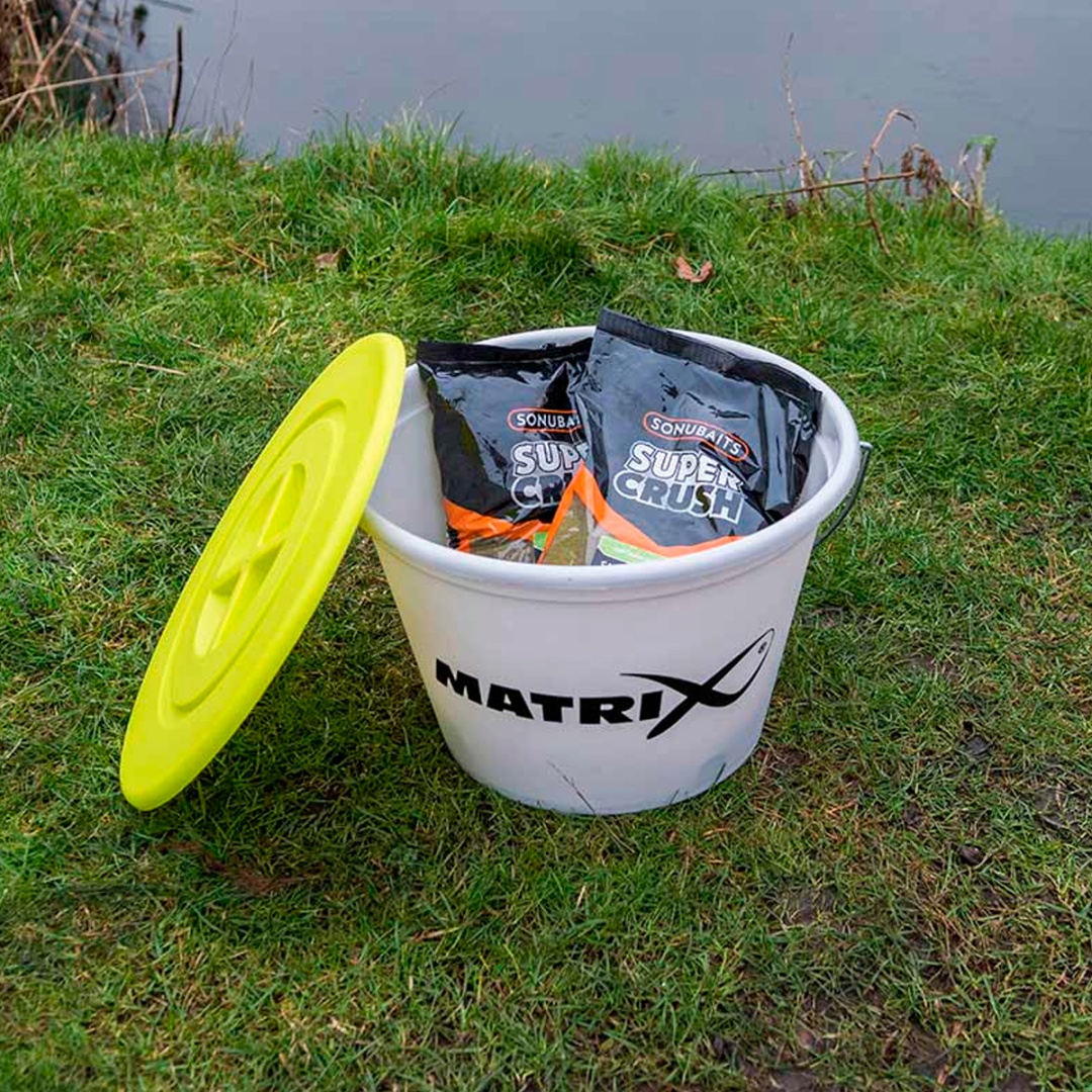 Matrix 17L Groundbait Bucket & Lid 