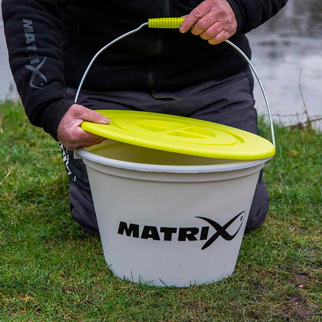 Matrix 17L Groundbait Bucket & Lid 