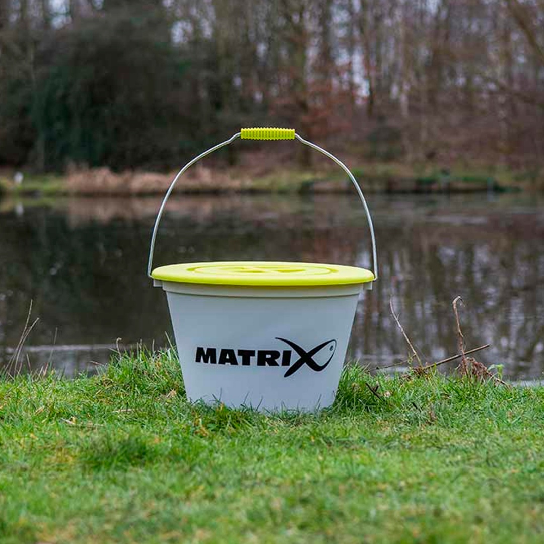 Matrix 17L Groundbait Bucket & Lid 