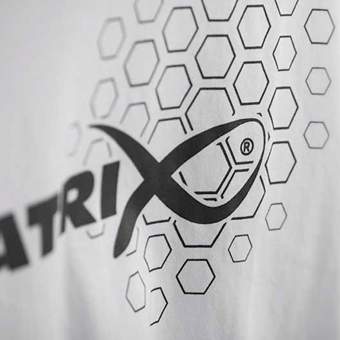 Matrix Hex Print T-Shirt - White