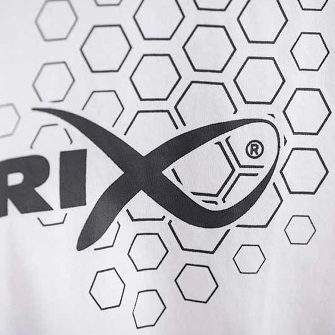 Matrix Hex Print T-Shirt - White