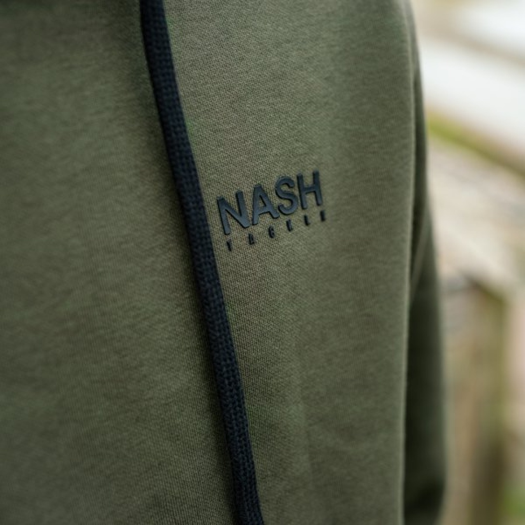 Nash Make It Happen Hoody Fish Logo - Green