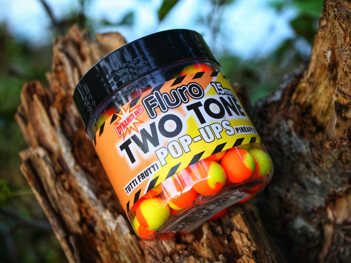 DynamiteBaits Fluro Two Tone Pop-Ups - TuttiFrutti & Pineapple 