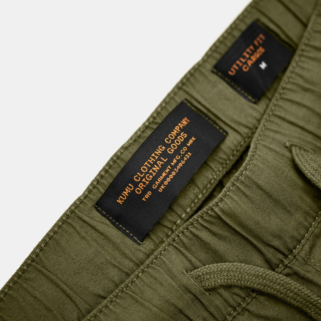 KUMU Utility Cargo - Khaki