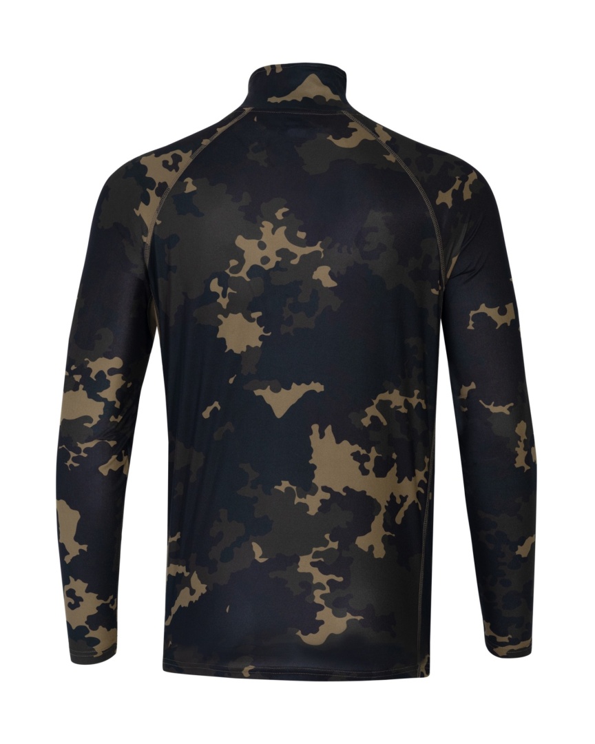 Korda Kool UPF Zip Jersey Dark Camo