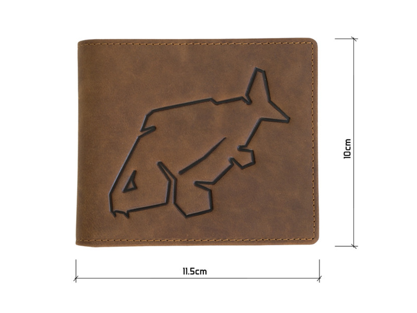 Delphin Leather wallet CARP OutLINE