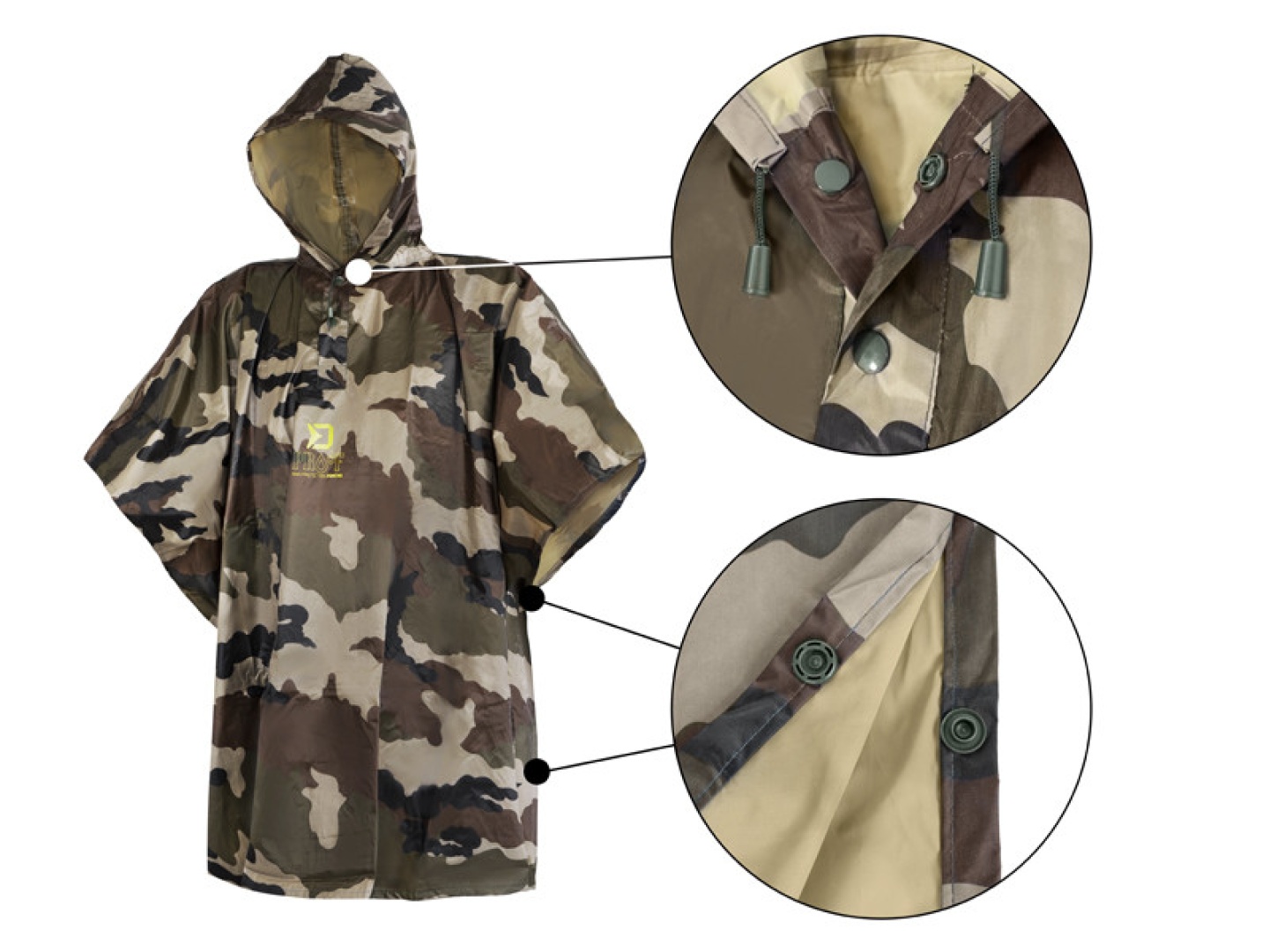 Delphin Waterproof poncho PROOF