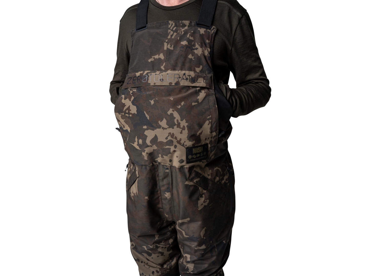 Nash Zero Tolerance Helluva Waterproof Bib and Brace CAMO