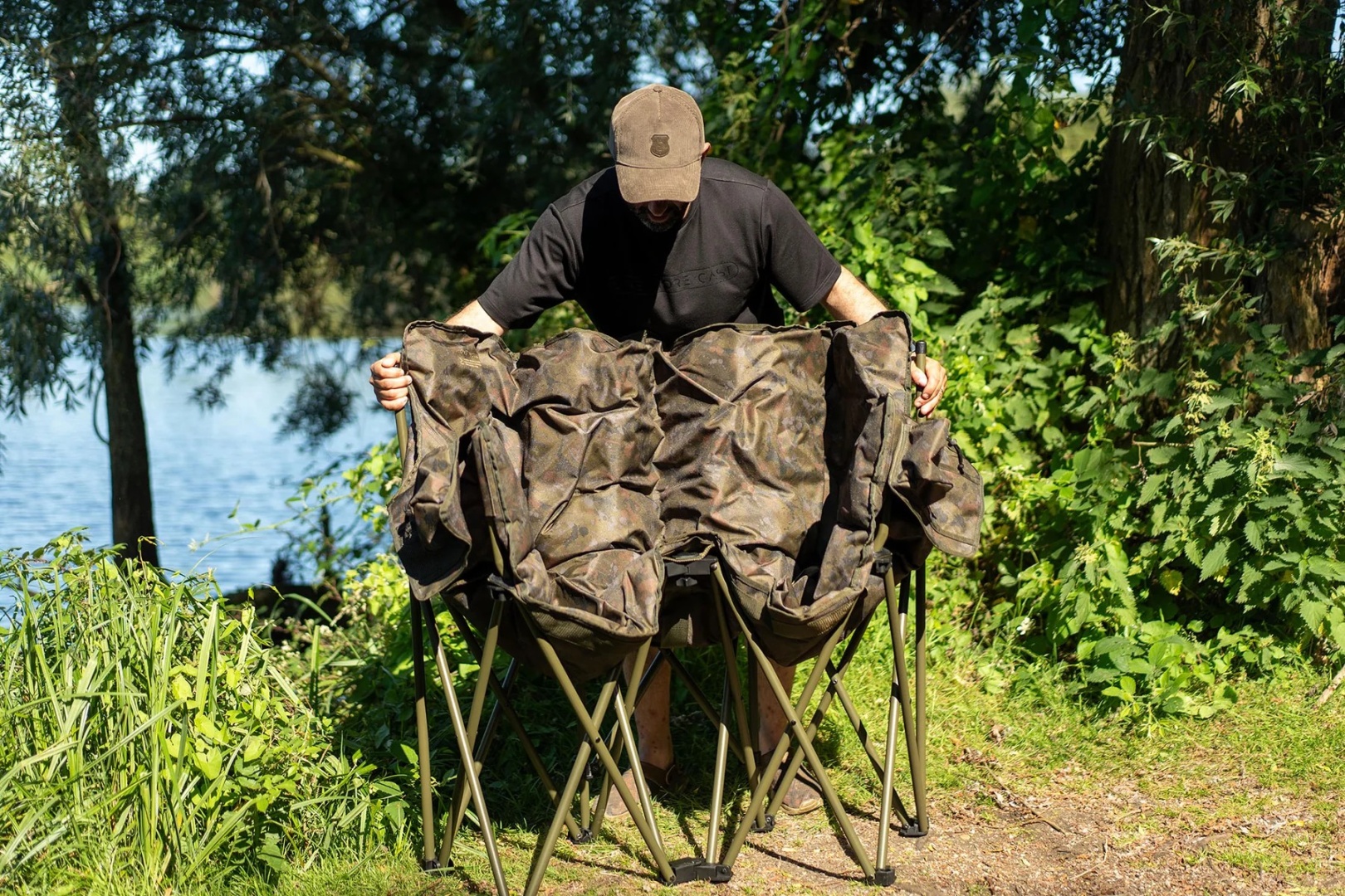 One More Cast Park Bench Chair