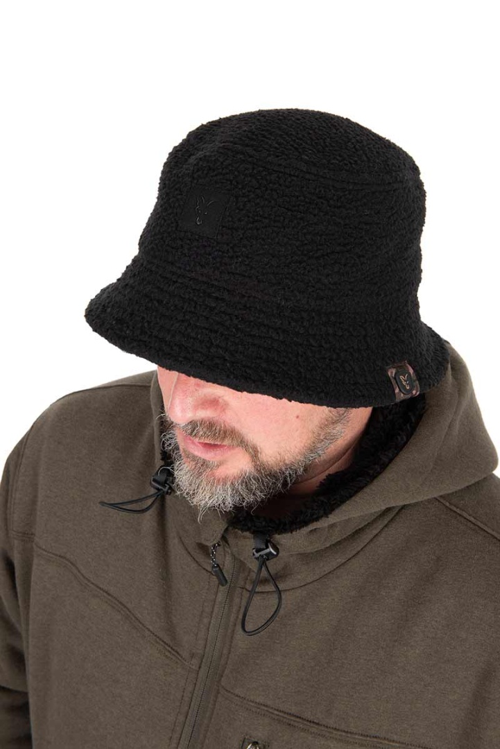 Fox Sherpa Bucket Hat - Black