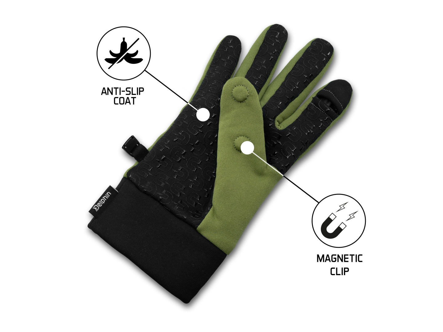 Delphin MagneTIP Gloves