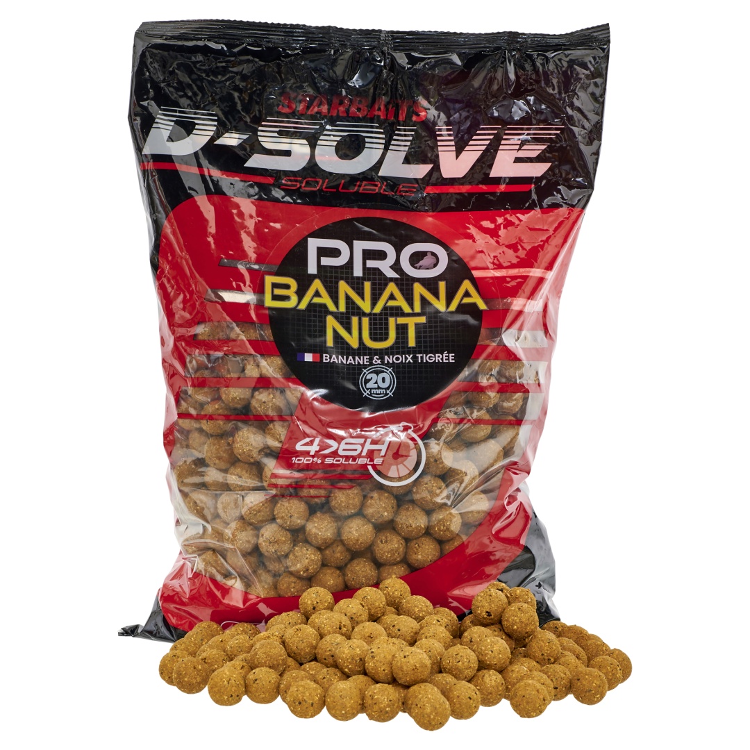 Starbaits Probiotic Banana Nut D-Solve Boilies