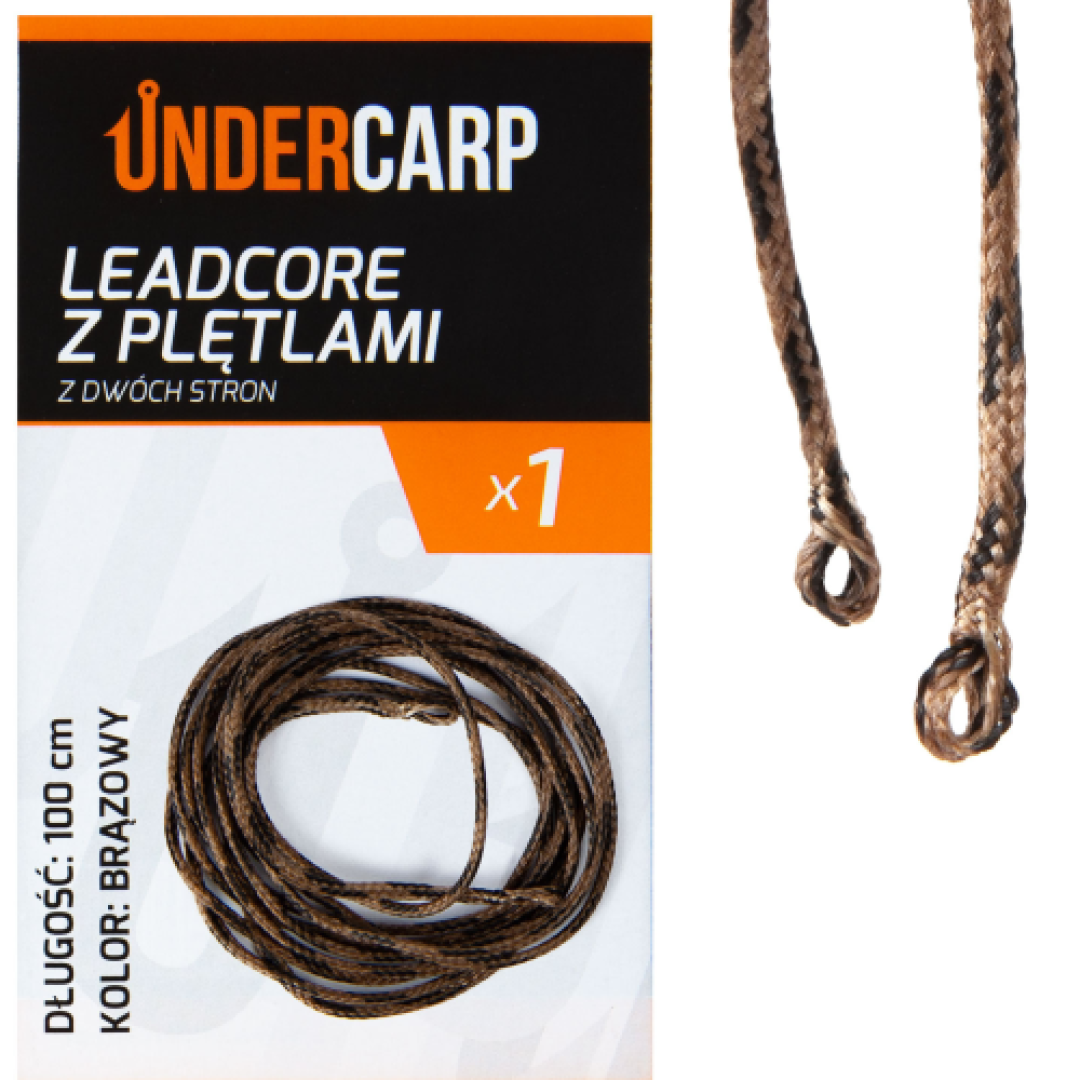 UnderCarp Leadcore - z Pętlami z Dwóch Stron