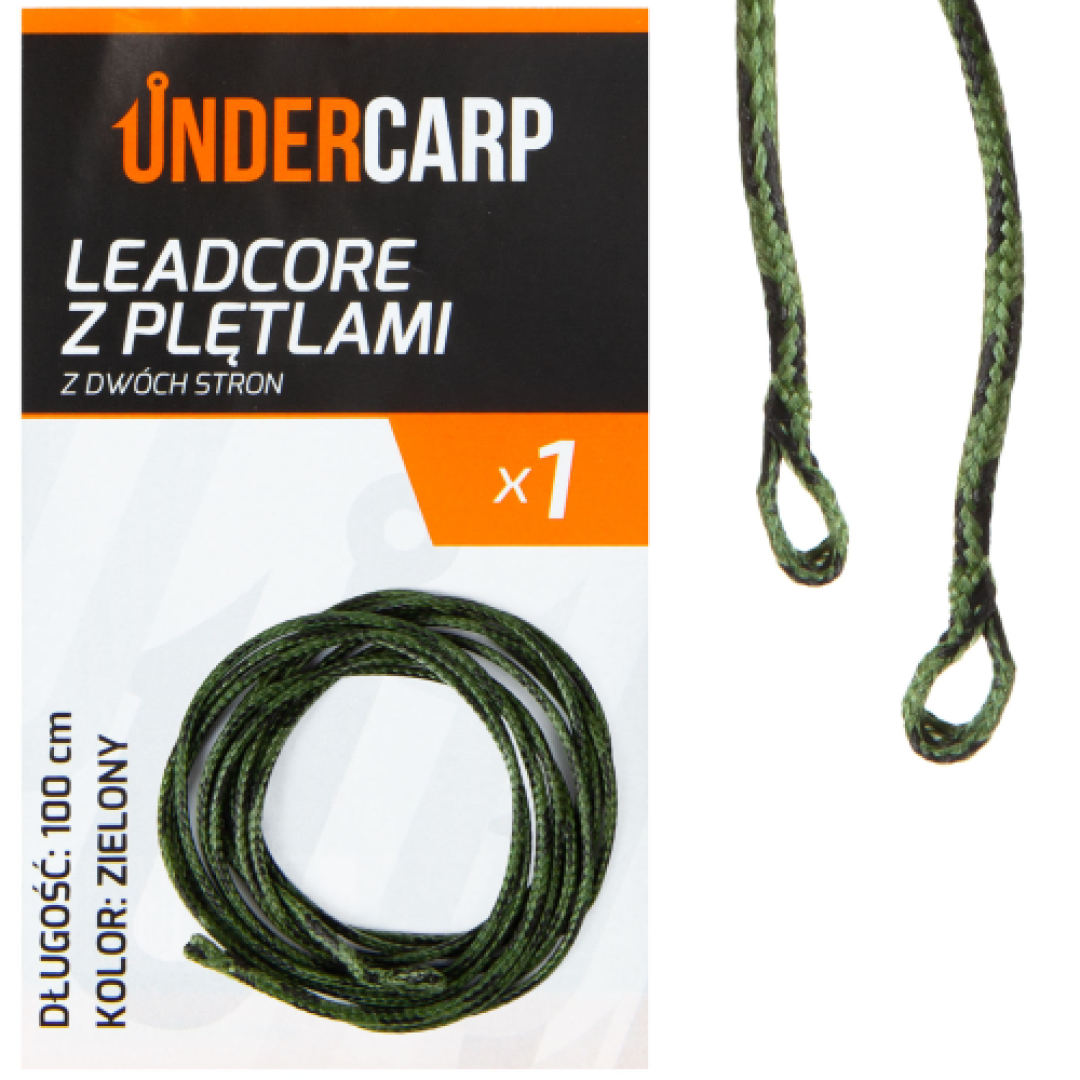 UnderCarp Leadcore - z Pętlami z Dwóch Stron