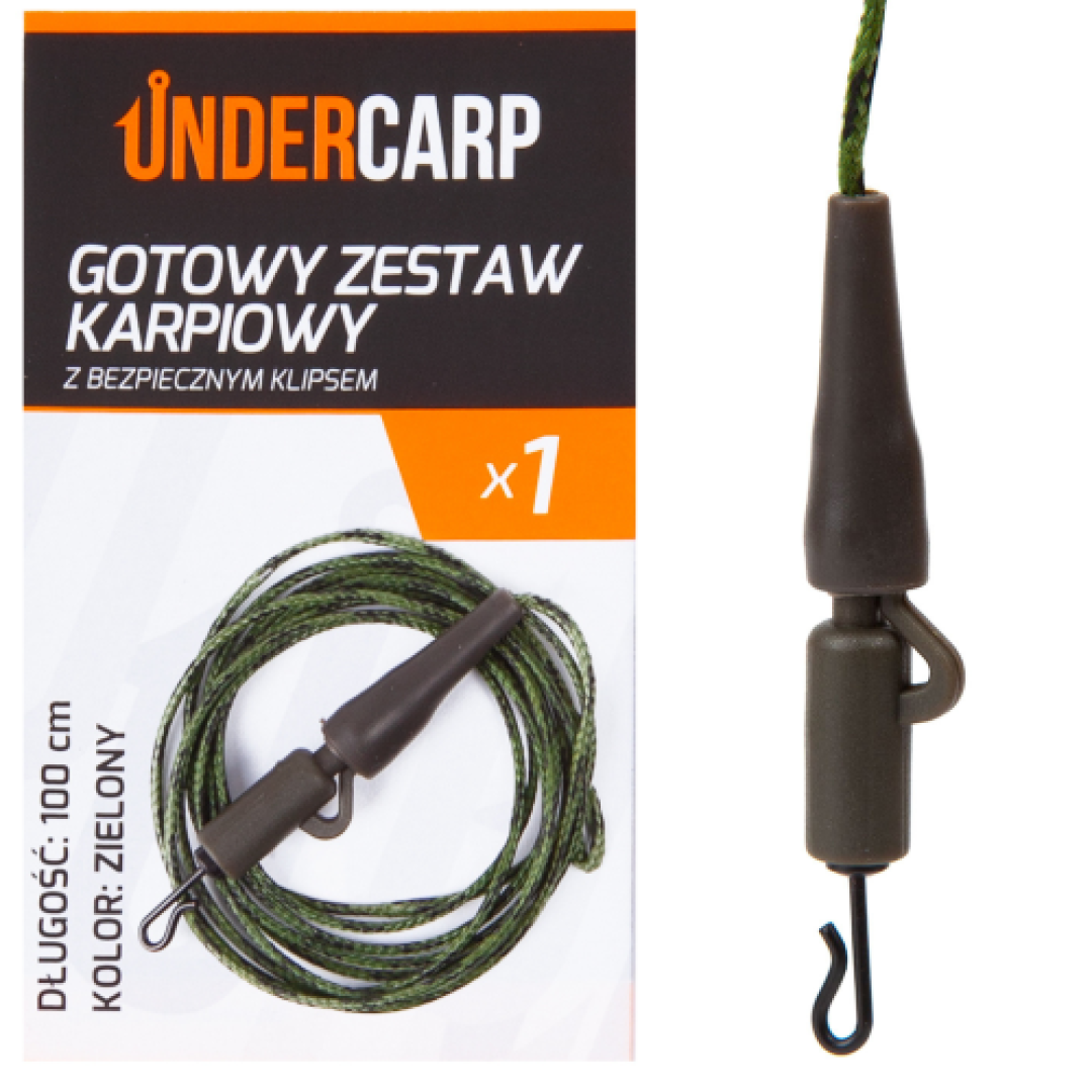 UnderCarp - Gotowy Zestaw Karpiowy z Bezpiecznym Klipsem