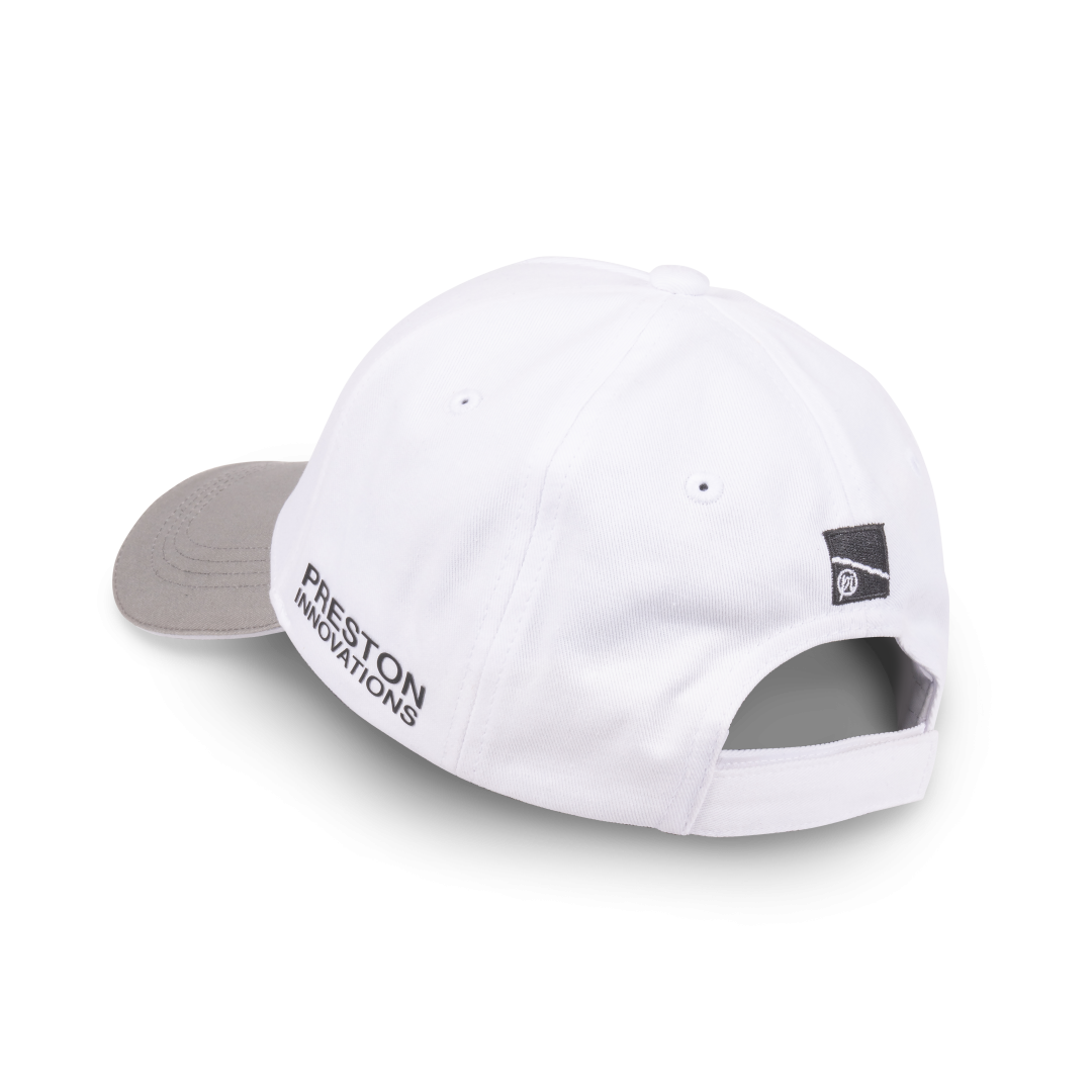 Preston Innovations White PI Logo Cap