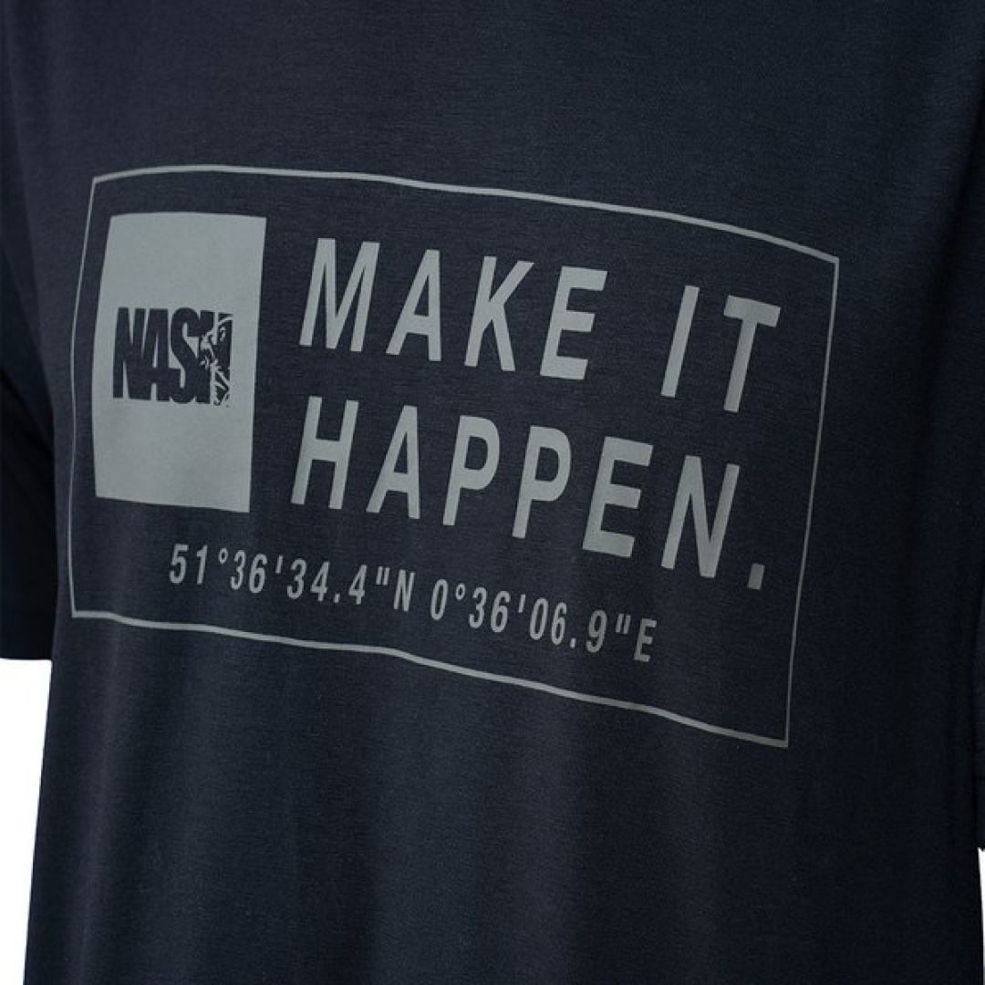 Nash Make It Happen Coordinates T Shirt - Black