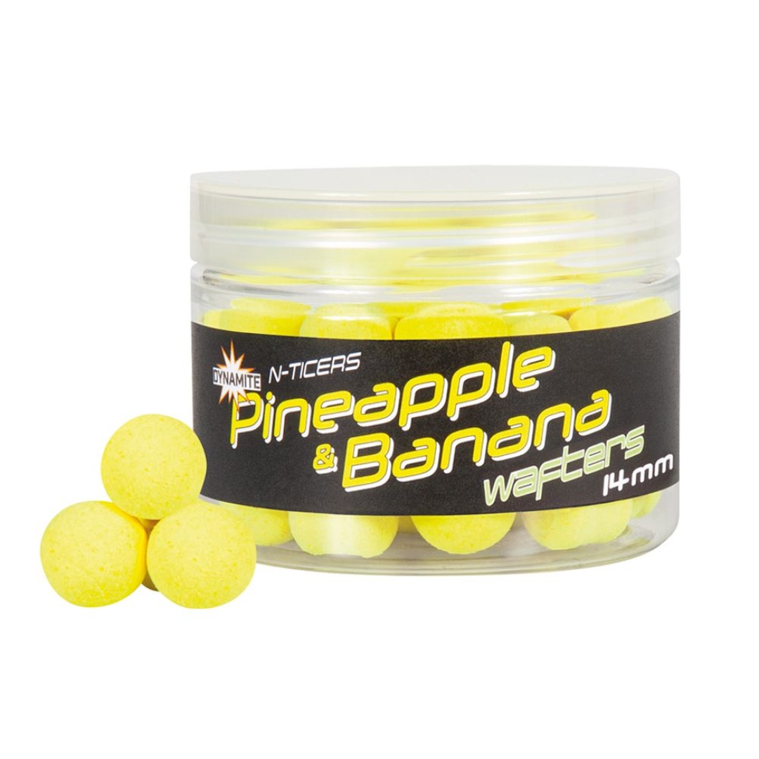 DynamiteBaits N-TICERS Wafters 14mm - Pineapple Banana