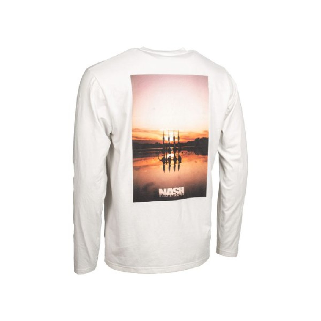 Nash Make It Happen Sunset Long Sleeve T Shirt - Ecru