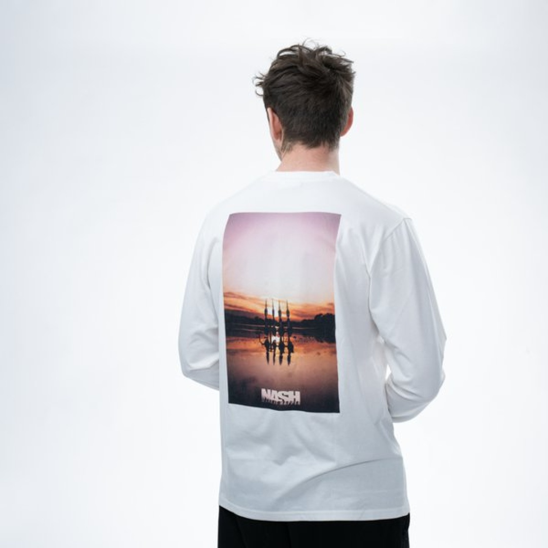 Nash Make It Happen Sunset Long Sleeve T Shirt - Ecru