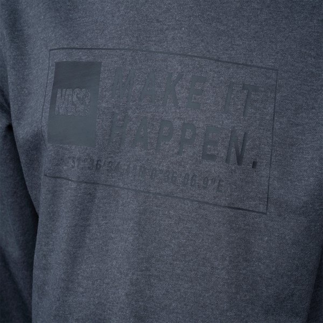 Nash Make It Happen Coordinates Hoody - Grey Marl