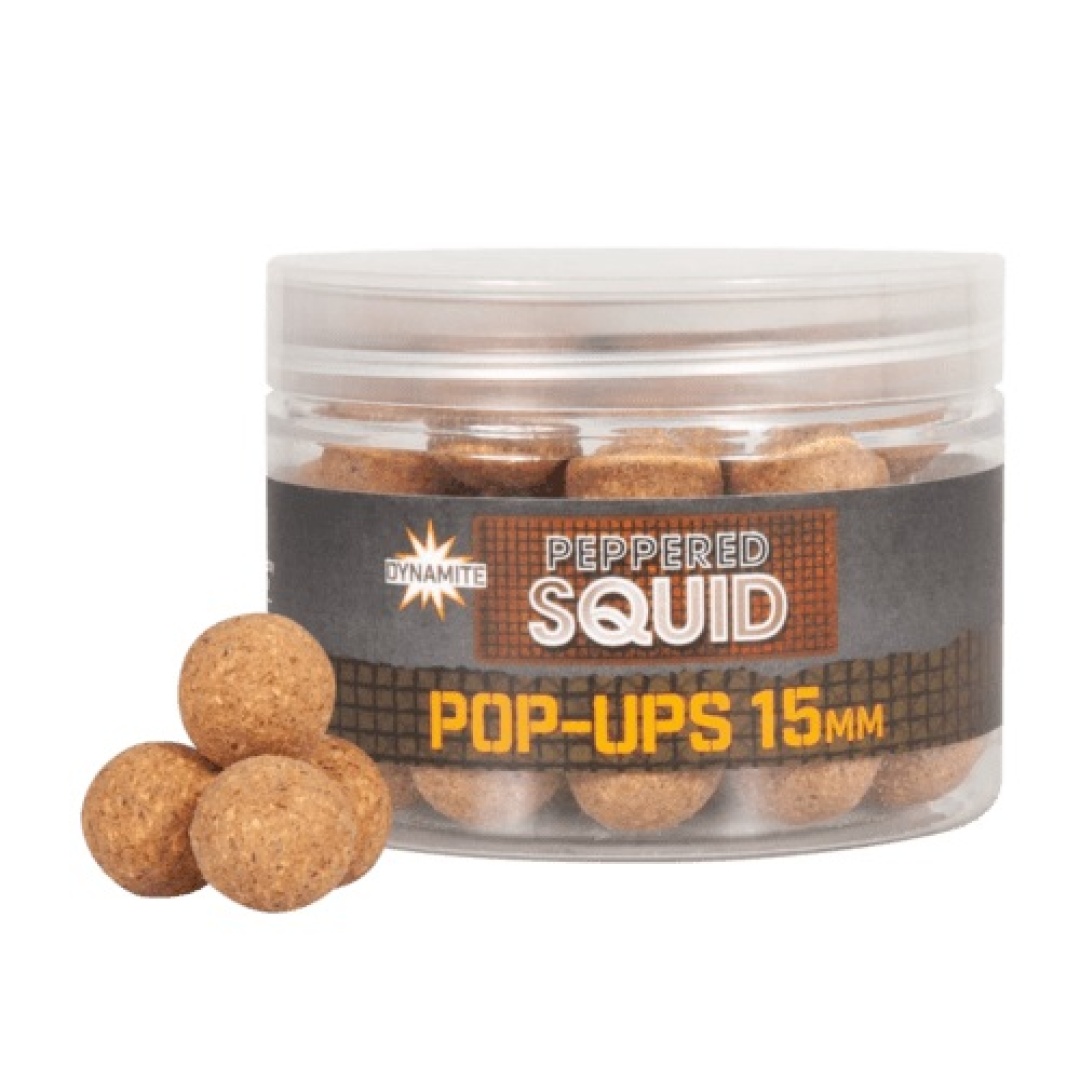 DynamiteBaits Peppered Squid Foodbait Pop-Up 15mm 