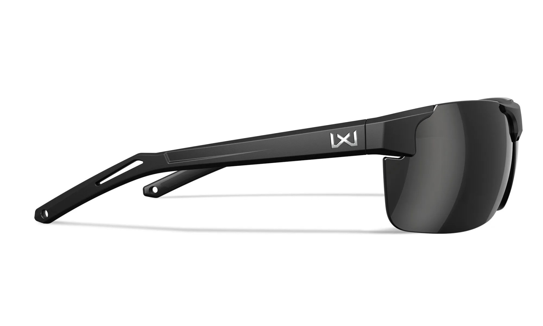 WileyX PRIME Captivate Polarized Blue Mirror Grey Gloss Matte Black Frame