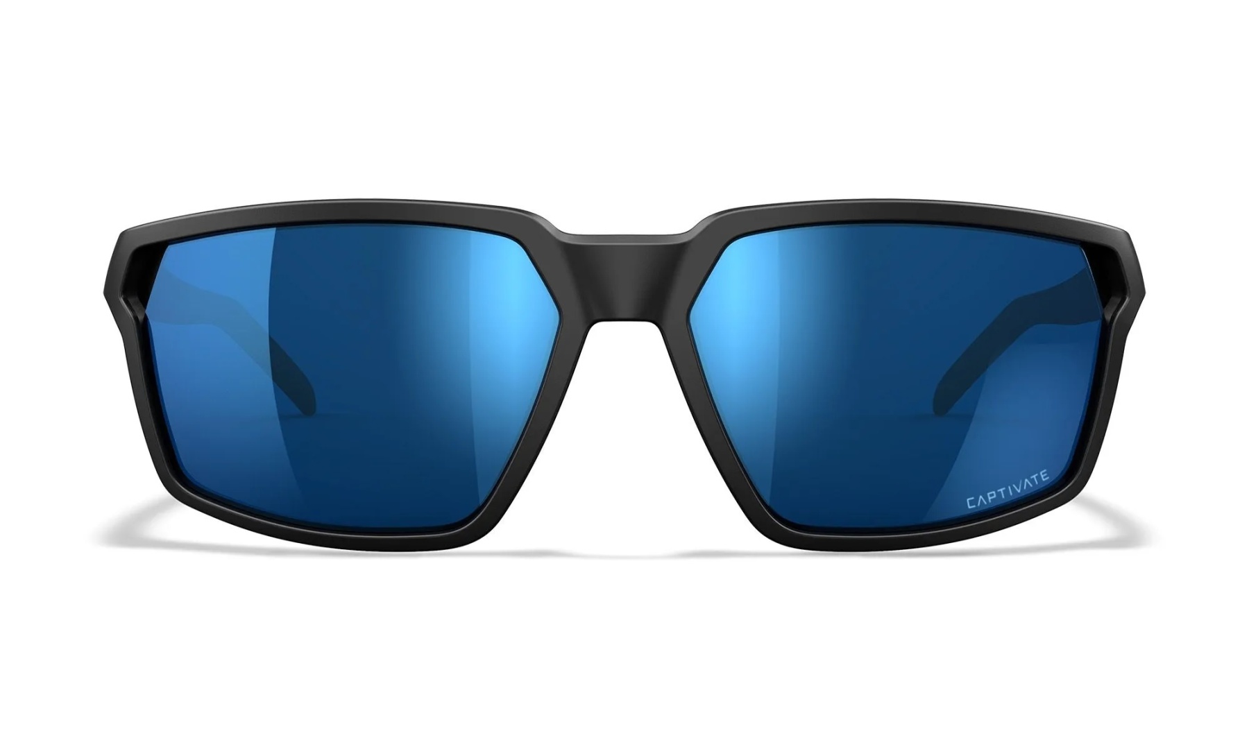 WileyX SIERRA Captivate Polarized Blue Mirror Grey Frame Matte Black