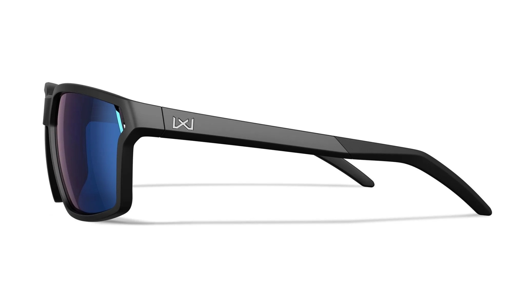 WileyX SIERRA Captivate Polarized Blue Mirror Grey Frame Matte Black