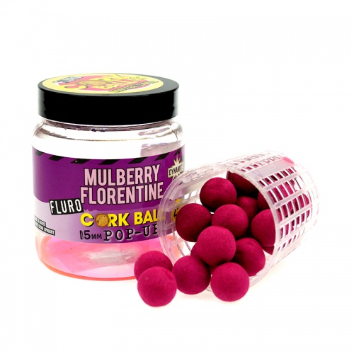 DynamiteBaits Fluro Corkball Pop-Ups Mulberry Florentine